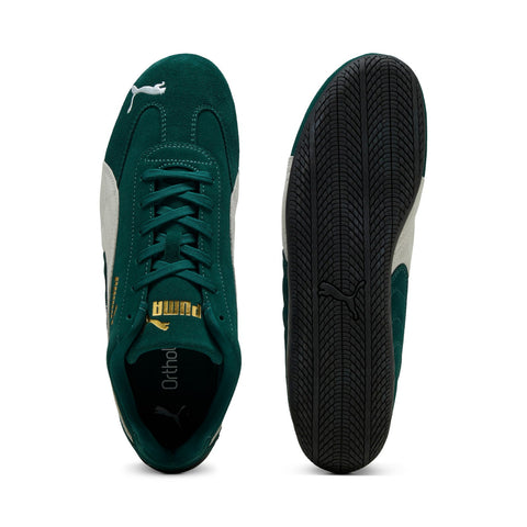 Puma Speedcat OG 39884612 Mens Green Suede Lace Up Lifestyle Sneakers Shoes