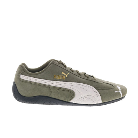 Puma Speedcat OG 39884615 Mens Green Suede Lifestyle Sneakers Shoes