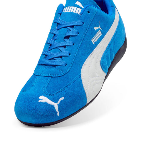 Puma Speedcat OG 39884618 Mens Blue Suede Lace Up Lifestyle Sneakers Shoes
