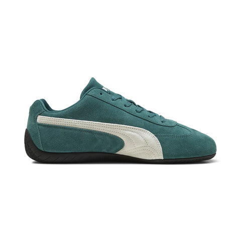 Puma Speedcat OG 39884667 Mens Green Suede Lifestyle Sneakers Shoes