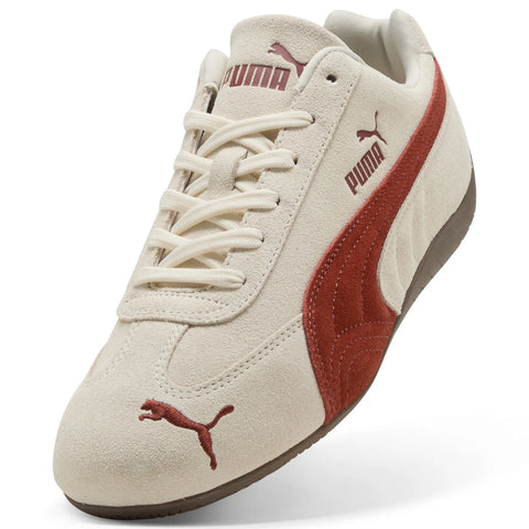 Puma Speedcat OG 39884685 Mens Beige Suede Lace Up Lifestyle Sneakers Shoes