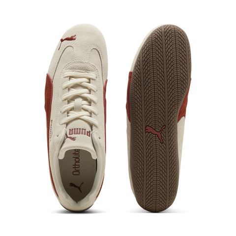 Puma Speedcat OG 39884685 Mens Beige Suede Lace Up Lifestyle Sneakers Shoes