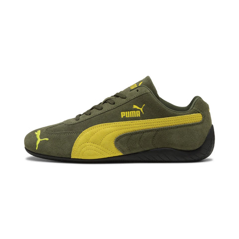 Puma Speedcat OG 39884697 Mens Green Suede Lifestyle Sneakers Shoes