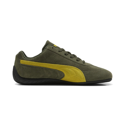 Puma Speedcat OG 39884697 Mens Green Suede Lifestyle Sneakers Shoes
