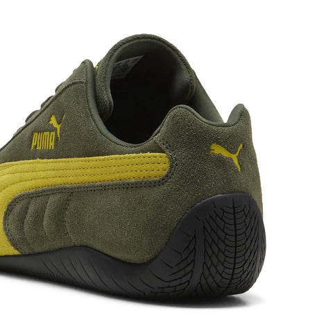 Puma Speedcat OG 39884697 Mens Green Suede Lifestyle Sneakers Shoes