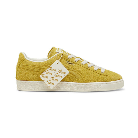 Puma Suede The Neverworn IV 39894501 Mens Yellow Lifestyle Sneakers Shoes