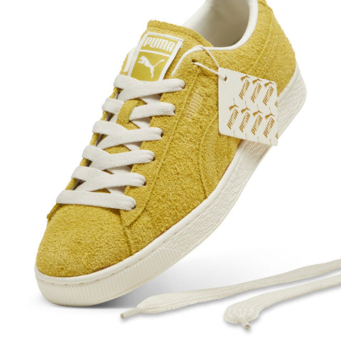 Puma Suede The Neverworn IV 39894501 Mens Yellow Lifestyle Sneakers Shoes