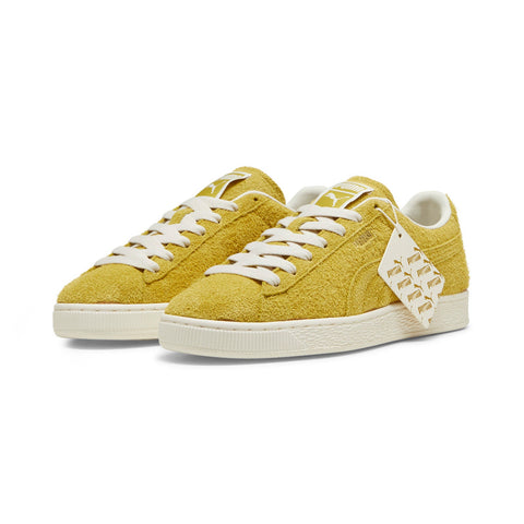 Puma Suede The Neverworn IV 39894501 Mens Yellow Lifestyle Sneakers Shoes