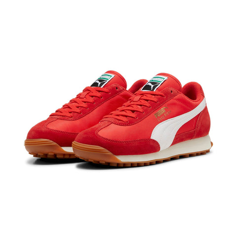 Puma Easy Rider Vintage 39902801 Mens Red Canvas Lifestyle Sneakers Shoes
