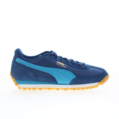Puma Easy Rider Vintage 39902840 Mens Blue Suede Lifestyle Sneakers Shoes