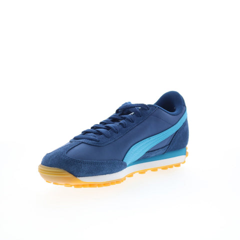 Puma Easy Rider Vintage 39902840 Mens Blue Suede Lifestyle Sneakers Shoes