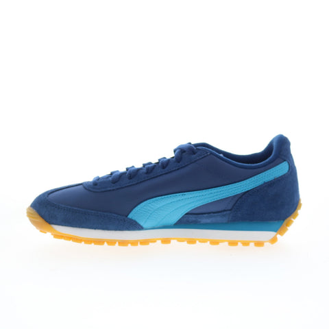 Puma Easy Rider Vintage 39902840 Mens Blue Suede Lifestyle Sneakers Shoes