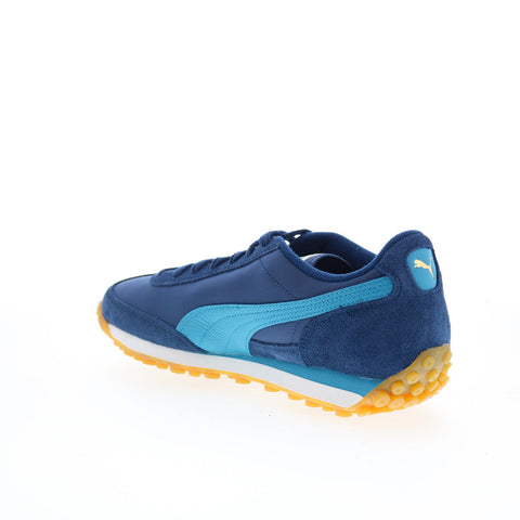 Puma Easy Rider Vintage 39902840 Mens Blue Suede Lifestyle Sneakers Shoes