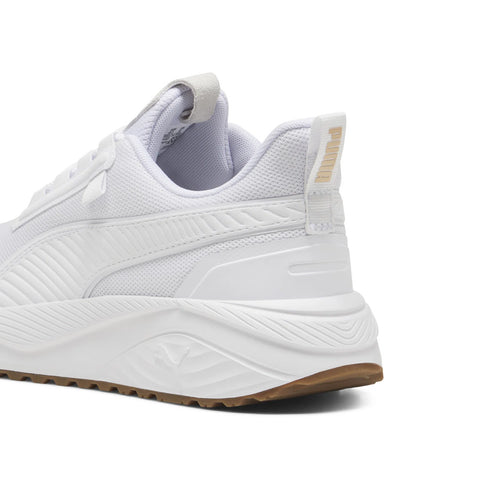 Puma Pacer 23 Street 39906103 Mens White Mesh Lifestyle Sneakers Shoes
