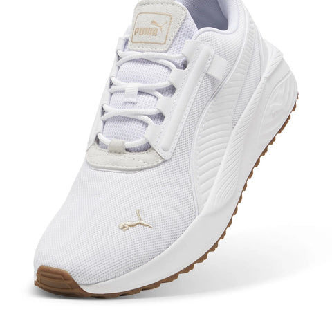 Puma Pacer 23 Street 39906103 Mens White Mesh Lifestyle Sneakers Shoes