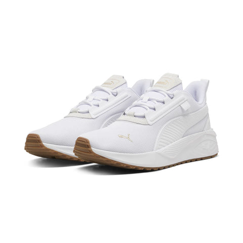 Puma Pacer 23 Street 39906103 Mens White Mesh Lifestyle Sneakers Shoes