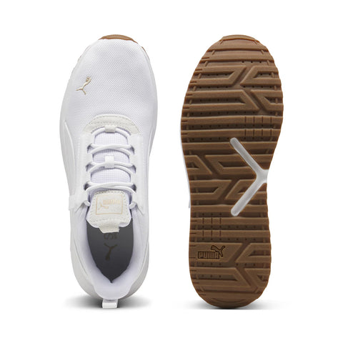 Puma Pacer 23 Street 39906103 Mens White Mesh Lifestyle Sneakers Shoes