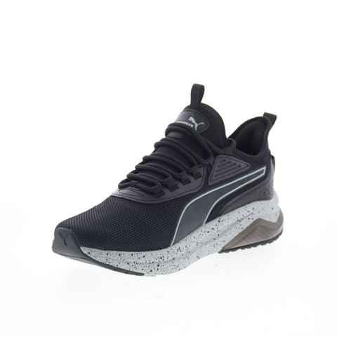 Puma Amplifier Speckle 39914304 Mens Black Canvas Lifestyle Sneakers Shoes