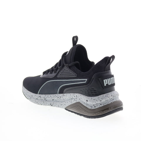 Puma Amplifier Speckle 39914304 Mens Black Canvas Lifestyle Sneakers Shoes