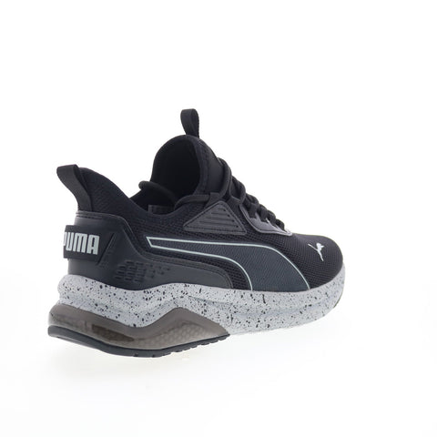 Puma Amplifier Speckle 39914304 Mens Black Canvas Lifestyle Sneakers Shoes