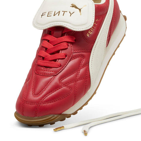 Puma Avanti L Fenty 39926203 Womens Red Leather Lifestyle Sneakers Shoes