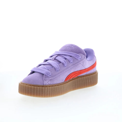 Puma Creeper Phatty 39933203 Womens Purple Suede Lifestyle Sneakers Shoes