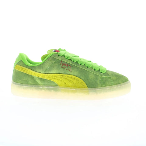 Puma Suede XL Ghostbusters Slimer Mens Green Lifestyle Sneakers Shoes