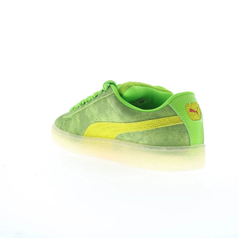 Puma Suede XL Ghostbusters Slimer Mens Green Lifestyle Sneakers Shoes