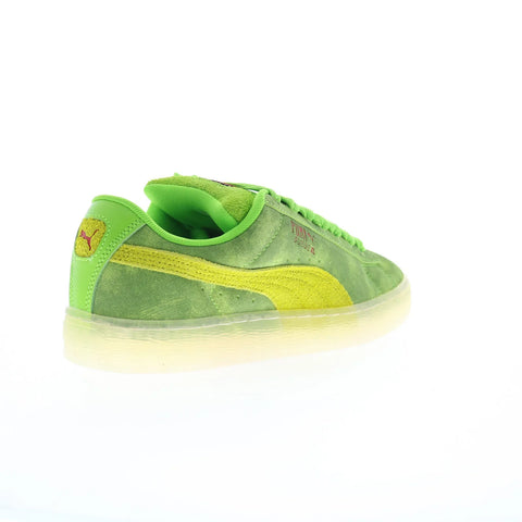 Puma Suede XL Ghostbusters Slimer Mens Green Lifestyle Sneakers Shoes