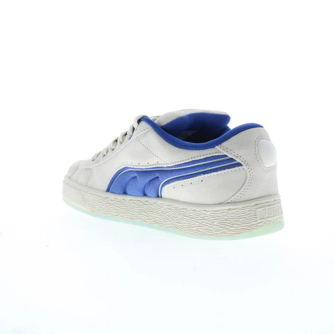 Puma Suede XL Ghostbusters Stay Puft Marshmallow Mens Gray Sneakers Shoes