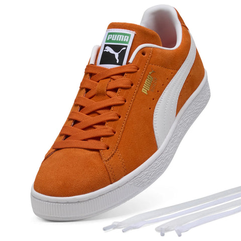 Puma Suede Classic 39978140 Mens Orange Suede Lifestyle Sneakers Shoes