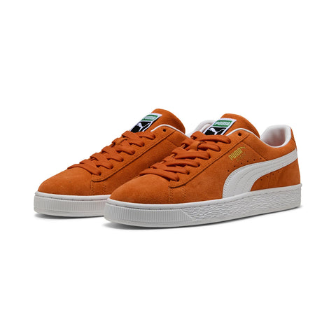Puma Suede Classic 39978140 Mens Orange Suede Lifestyle Sneakers Shoes