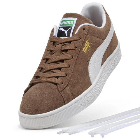 Puma Suede Classic 39978141 Mens Brown Suede Lifestyle Sneakers Shoes