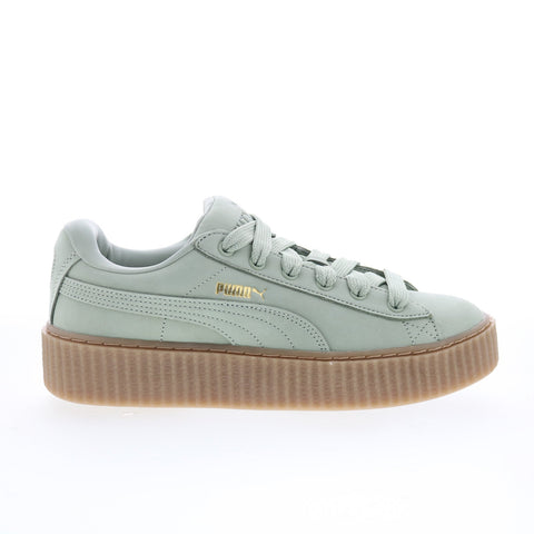 Puma Creeper Phatty Nubuck Womens Green Lifestyle Sneakers Shoes