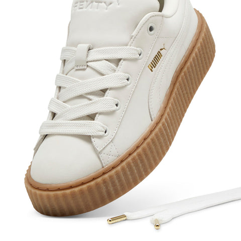 Puma Creeper Phatty Nubuck 39986503 Womens White Lifestyle Sneakers Shoes