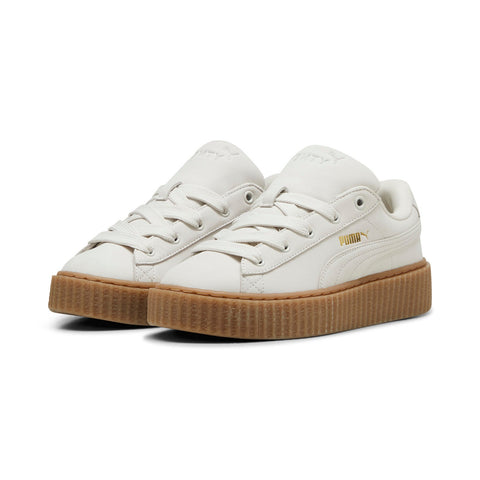 Puma Creeper Phatty Nubuck 39986503 Womens White Lifestyle Sneakers Shoes