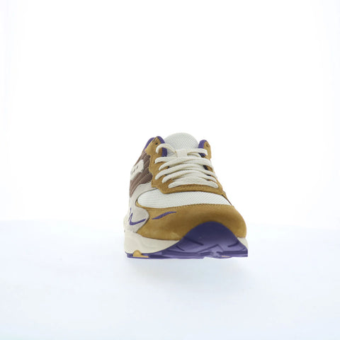 Saucony 3D Grid Hurricane S70825-2 Mens Gold Suede Lifestyle Sneakers Shoes