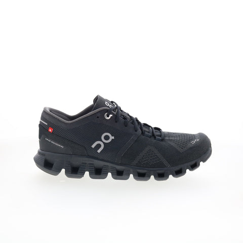 On Cloud X 40.99701 Womens Black Mesh Lace Up Athletic Hiking Shoes