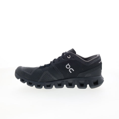 On Cloud X 40.99701 Womens Black Mesh Lace Up Athletic Hiking Shoes