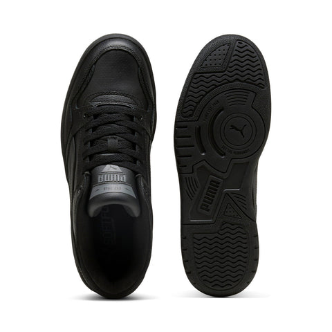 Puma Rebound Retro 40019702 Mens Black Leather Lifestyle Sneakers Shoes