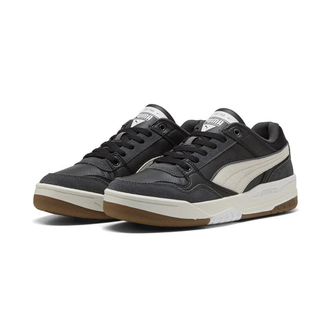 Puma Rebound Retro SD 40021406 Mens Black Leather Lifestyle Sneakers Shoes