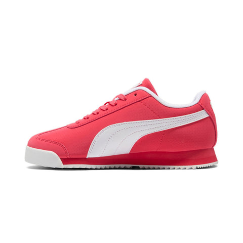 Puma Roma 24 Reversed 40033301 Womens Red Leather Lifestyle Sneakers Shoes