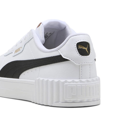 Puma Carina 3.0 40036503 Womens White Leather Lifestyle Sneakers Shoes