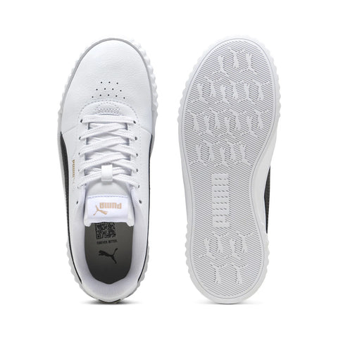 Puma Carina 3.0 40036503 Womens White Leather Lifestyle Sneakers Shoes