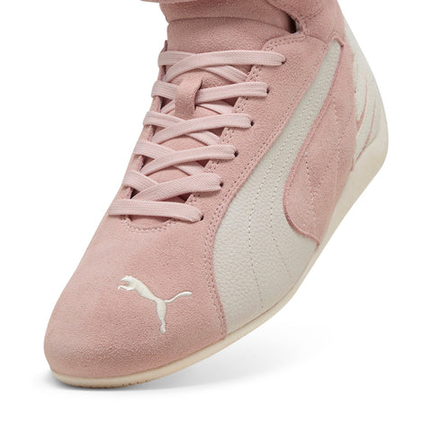 Puma Speedcat Mid 40038403 Mens Pink Suede Lace Up Lifestyle Sneakers Shoes