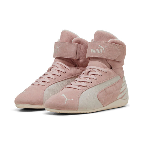 Puma Speedcat Mid 40038403 Mens Pink Suede Lace Up Lifestyle Sneakers Shoes