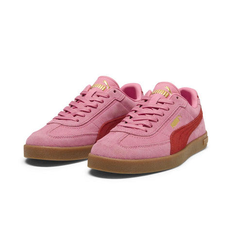 Puma Club II Era SD 40044002 Womens Pink Suede Lifestyle Sneakers Shoes