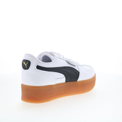 Puma Palermo Elevata Leather 40046102 Womens White Lifestyle Sneakers Shoes