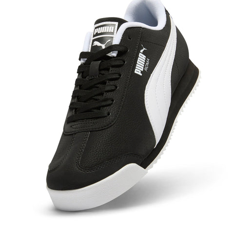 Puma Roma 24 Reversed 40067102 Mens Black Leather Lifestyle Sneakers Shoes