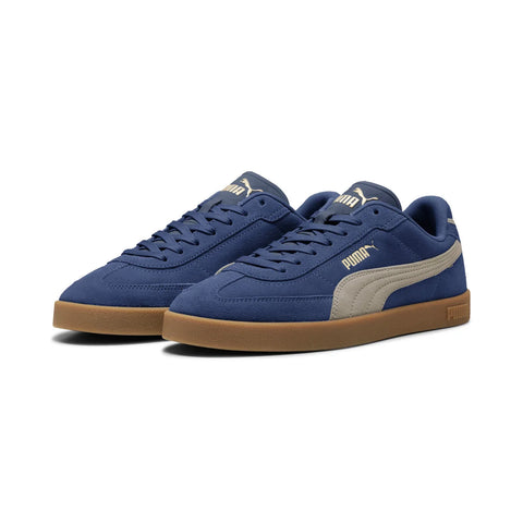 Puma Club II Era Suede 40071711 Mens Blue Lifestyle Sneakers Shoes